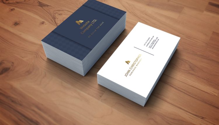 luxury business card design