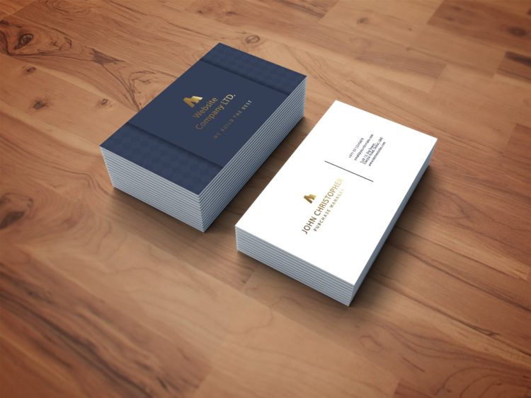 luxury business card design