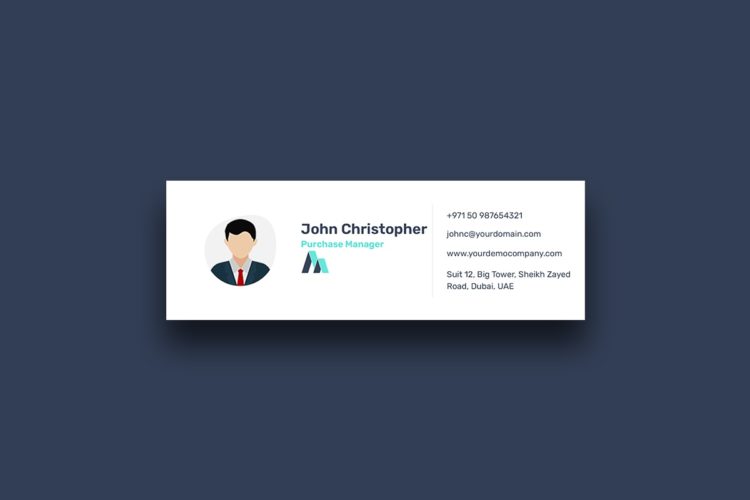 email signature design in Umm Al Quwain