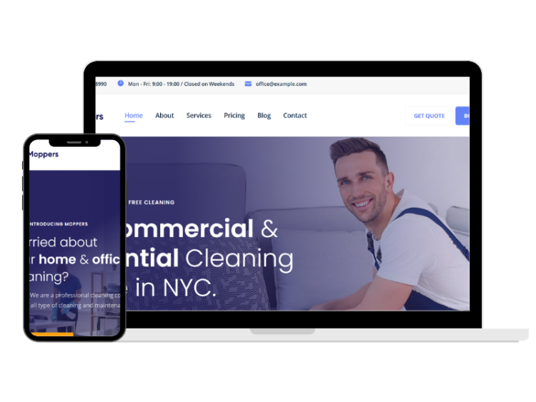 cleaning website